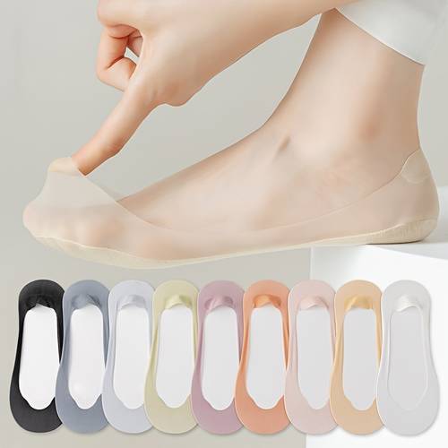 socks summer ultra thin invisible socks non slip low top shallow mouth spring and mesh eyes