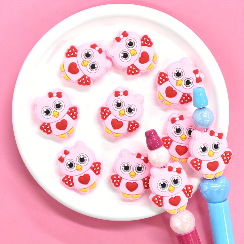 

[top-] 10pcs Pattern Pvc - , For Diy Keychains & Decorations