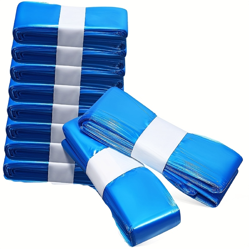 10pcs sky blue diaper pail liners durable leak proof pe material compatible with mini   elite step litter   more essential for   care 0