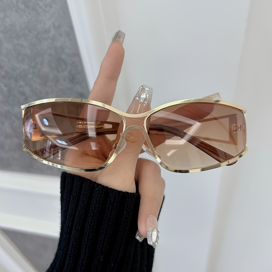 1pc Fashion Fashion Glasses Women Men Vintage Trendy Round Casual Personality Shaped Fashion Glasses Female