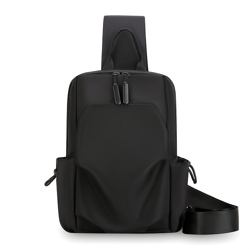 TEMU Men's Minimalist Chest Pack, Lightweight Shoulder Bag, Everyday Travel Backpack