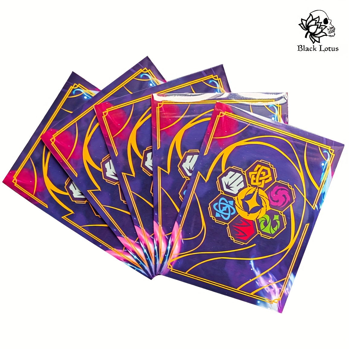 60pcs art printing card sleeves protectors - Temu