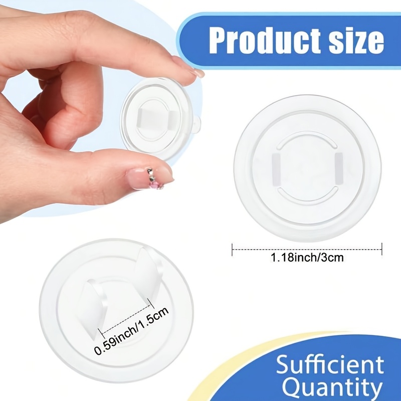 24pcs US Standard Outlet Covers, Transparent Anti-Electric Shock Design, Easy to Install, Safe and Reliable Plastic Outlet Covers, Suitable for 24 Power Outlets