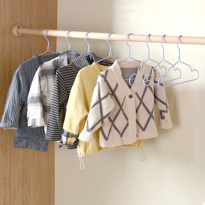 50pcs childrens clothes hanger baby infant sunbathing clothes rack