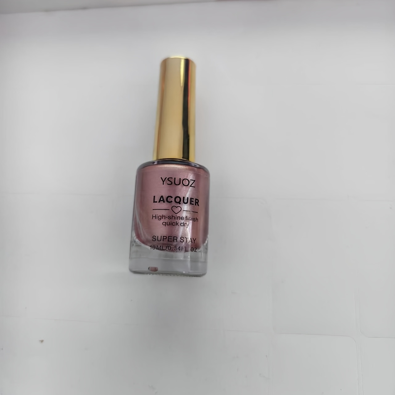 Image of Rose Nail Polish | Quick-dry No Alcohol Formula, Mirror, Liquid For Parties, Weddings, Daily Wear - Professional And Manicure/pedicure