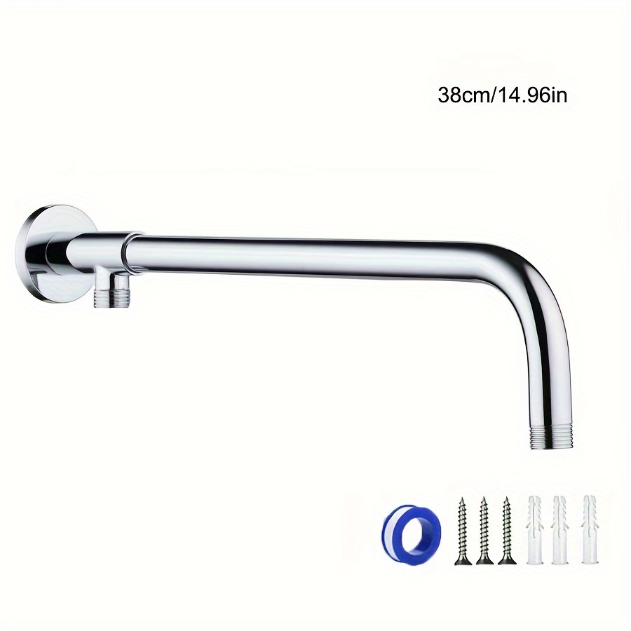 Image of Shower Head Top Large Flower Sprinkler Fixed Base Shower Head Tee Concealed Installation Installation Bracket Fixed Rod For Shower Use For Shower Use