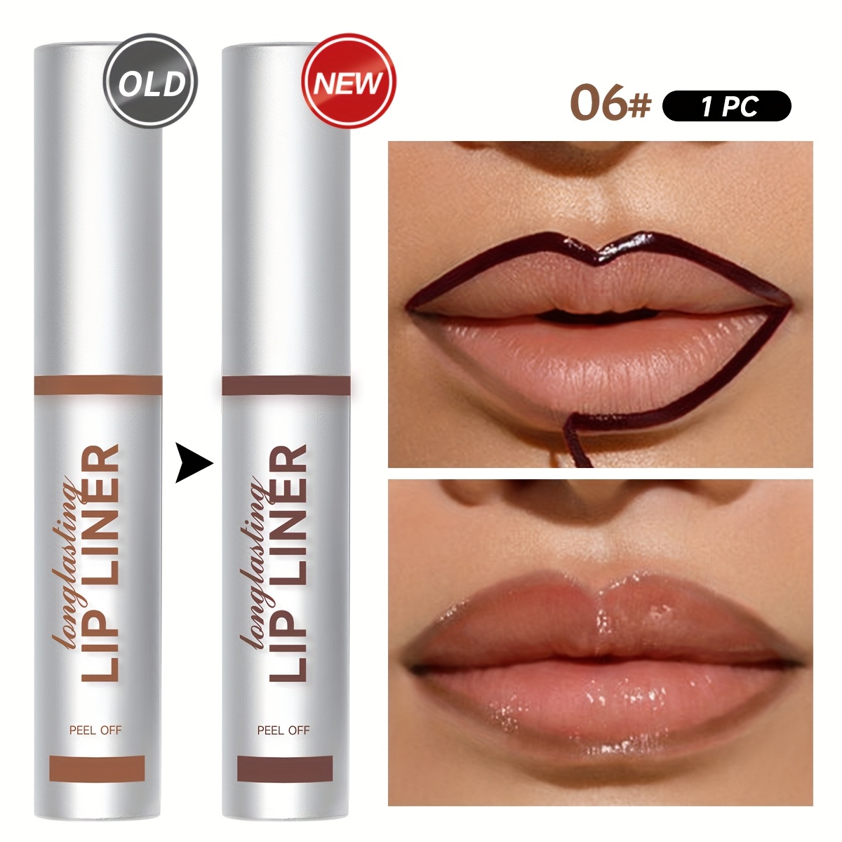 Tear-tight Lipstick, Lip Liner Lipstick, Long-lasting And Natural, Lip Cosmetics