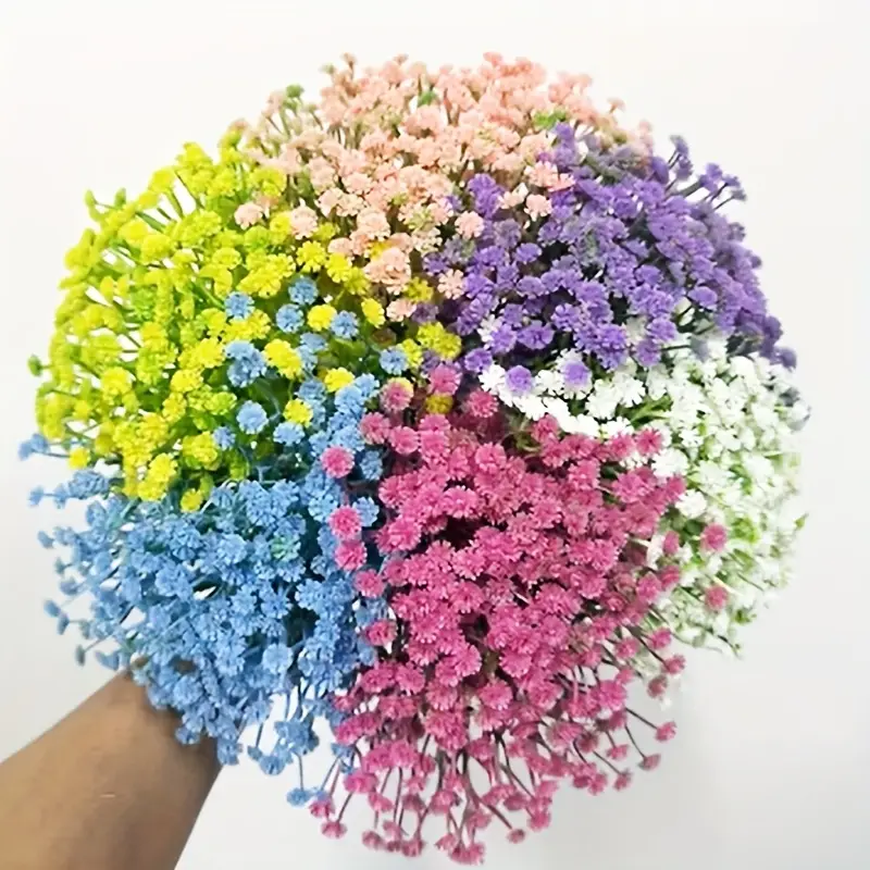 900 stück 30 bündel bunte künstliche schleierkraut blumen