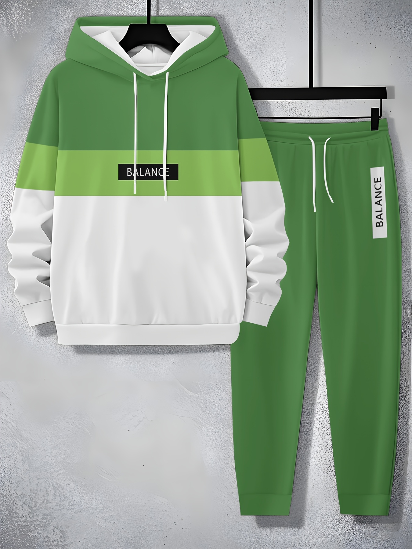   2025 mens trendy sweatshirt set two piece sweatshirt and pants sporty print elements christmas halloween special Product details 12