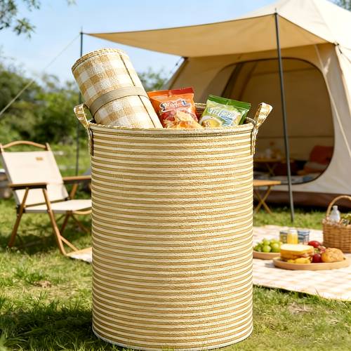 Large Capacity Foldable Laundry Basket - Sturdy , Extra Large Portable Storage Bin, Durable Modern Organizer for Clothes, Bathroom, and Bedroom - Multi-Functional Home Storage, Suitable for 90 Items, Laundry Baskets