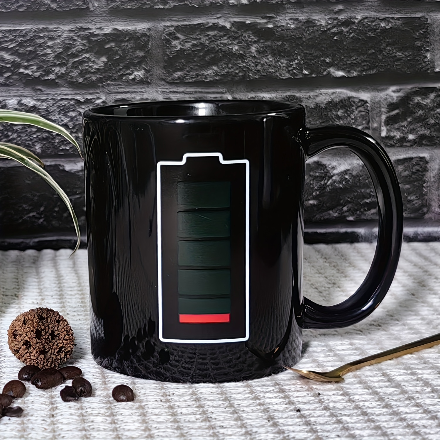 Energy Color Changing Cup, Father's Day Gift, Interesting Ceramic Coffee Mug, Suitable Mug Gift For Father 11oz