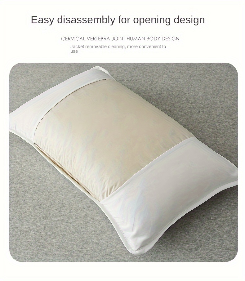 1pc pillowcase without core new full pillow core isolation layer pillow anti yellowing anti dirty anti sweat   details 1