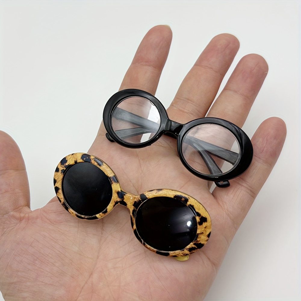 TEMU Of Pet Sunglasses, Suitable For Cats And Small Dogs, 8cm Pet Glasses, Fashionable Pet Dress-up And Photography Props