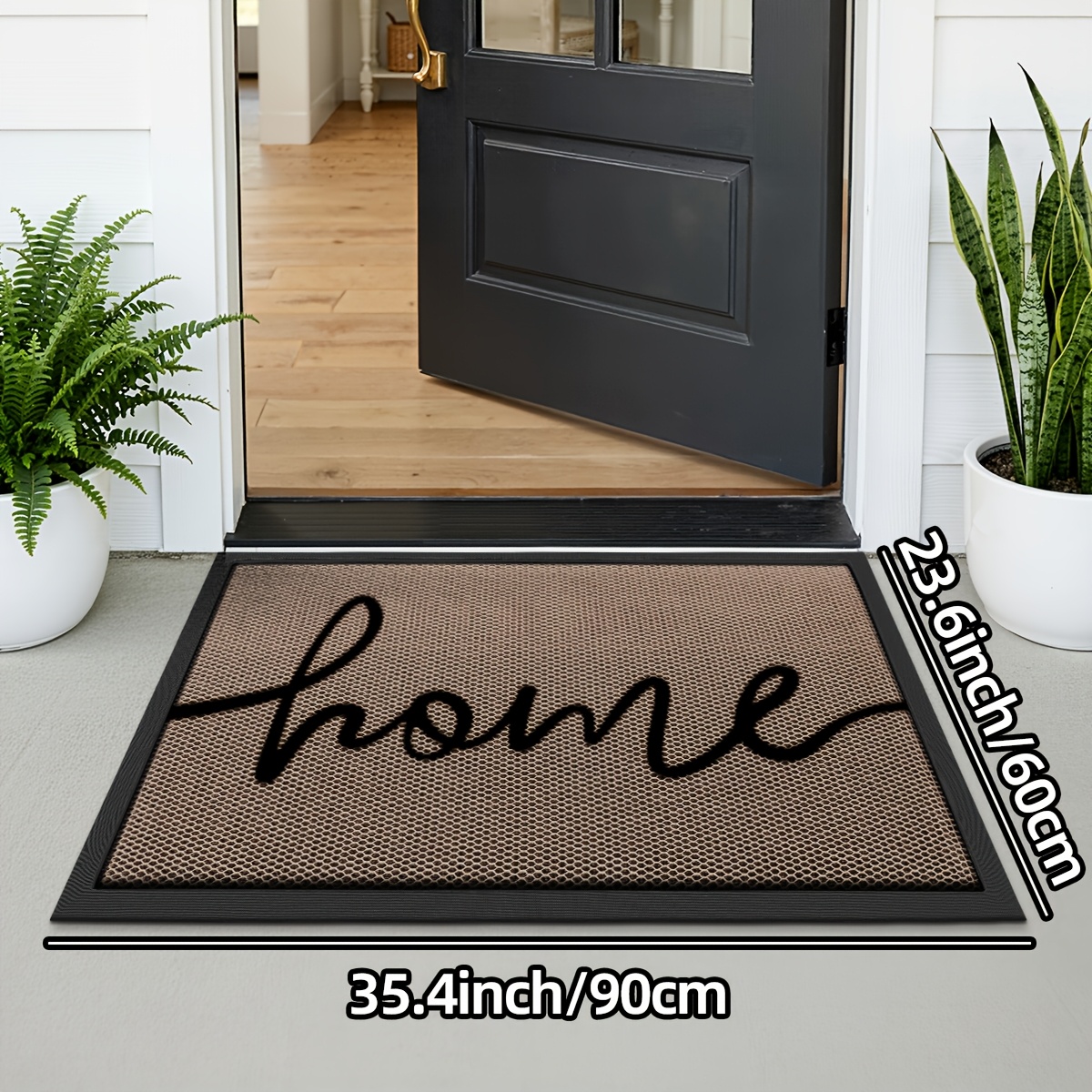 Image of Door Mat Door Mat, Printing Home Door Mat Durable Outdoor Doormat Front Door Mat, Non Slip Low Profile Door Mat For Entry, Patio, Home Decor