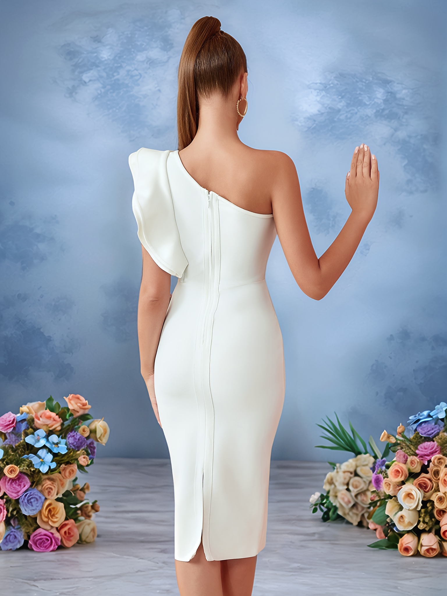 navy blue dress for baby girl Sexy Black Maxi - Strappy Back Dress - Black Backless Gown main image 1