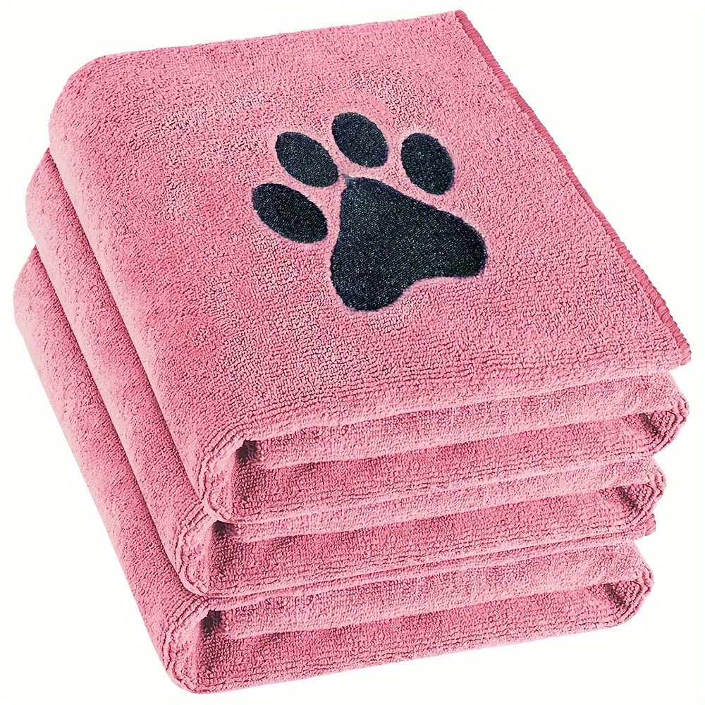 

Soft & Sturdy Dog Towels: 3 Pack, 40" X 20.6", High Absorbency, Suitable For Small, Medium, And Large Dogs - Perfect For Drying Your Pooch