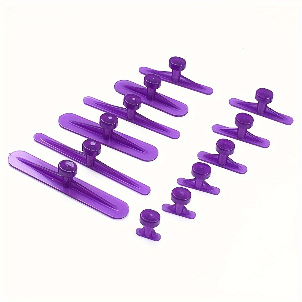 

12pcs Plastic Car Dents Repair Tool Large Puller Sheet Metal Puller Data Recovery Dents And Pits Fast Absorption