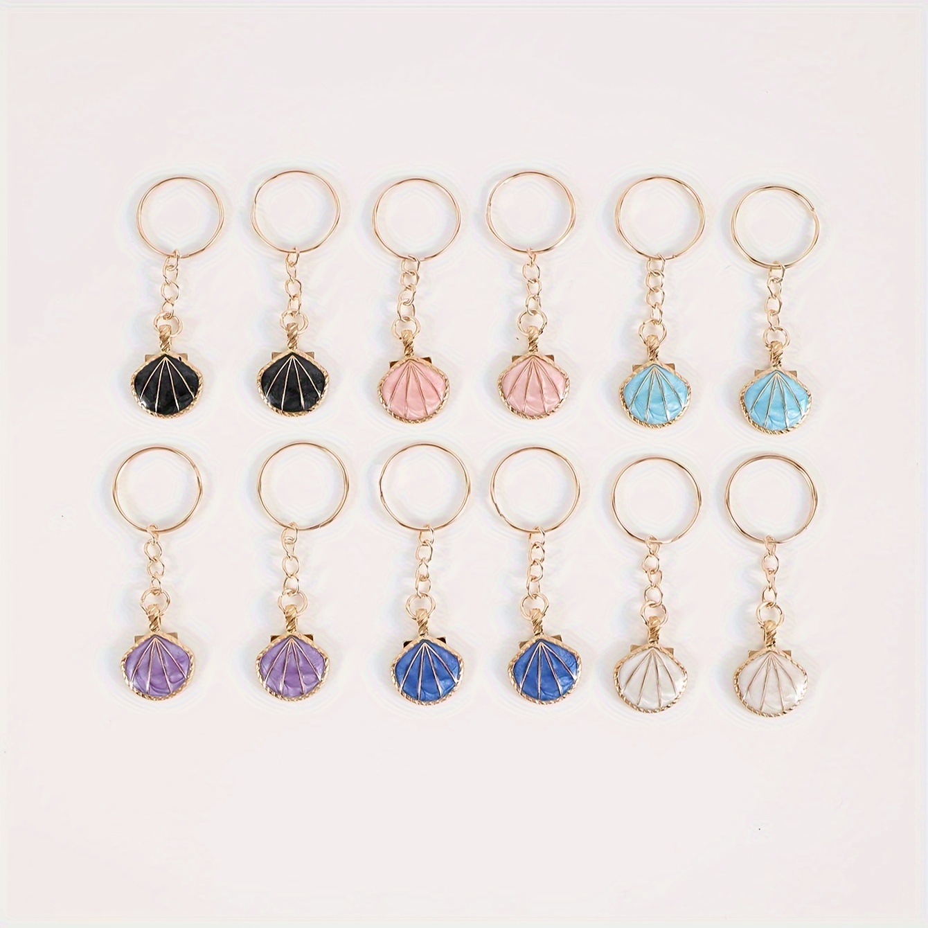 

12pcs Keychain Set - Alloy, Bag & Accessories For Women - For , & -to-