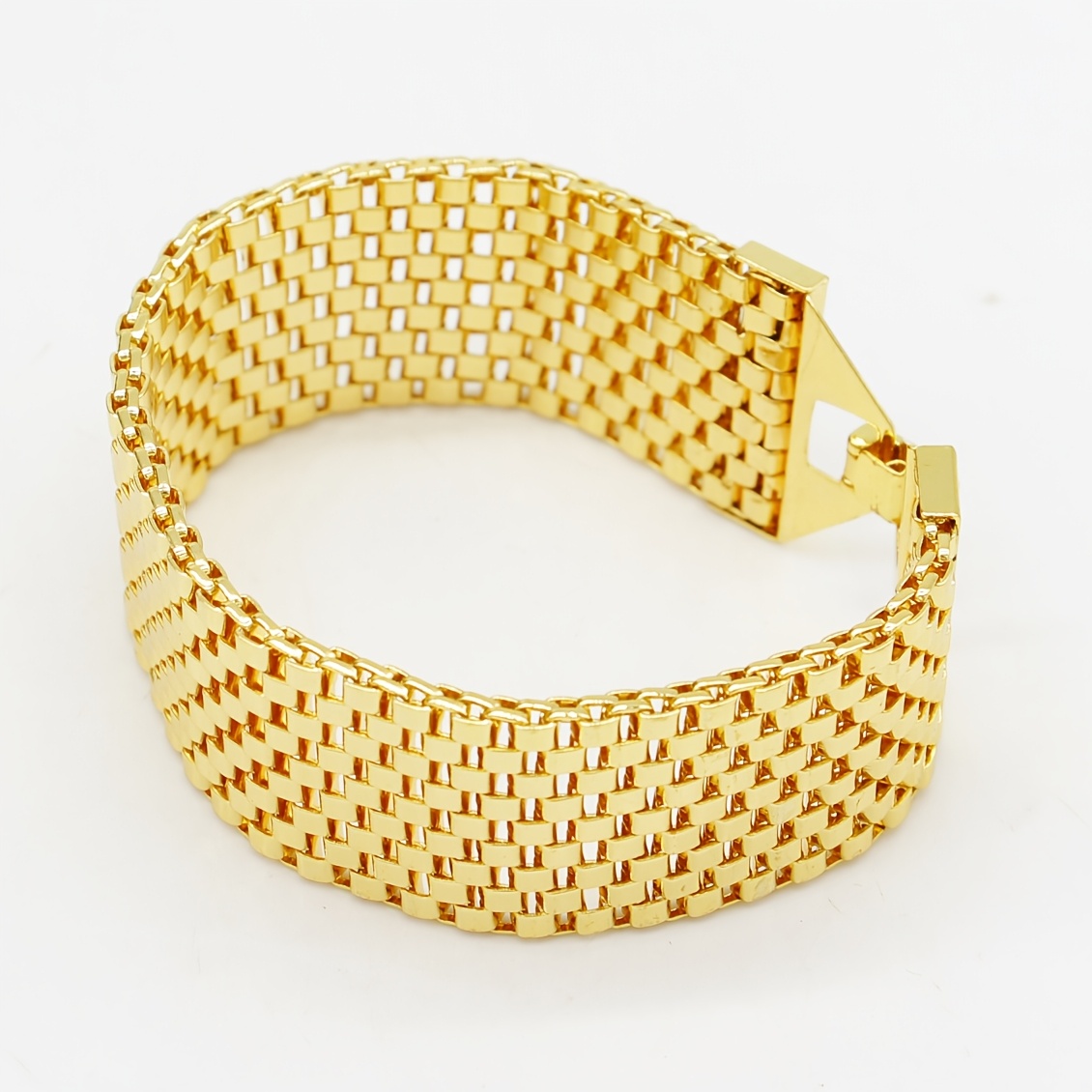 TEMU 1 Bracelet, Retro Hip-hop Watch Bracelet, Gold-plated Jewelry, Very Suitable For Daily Wear And Parties