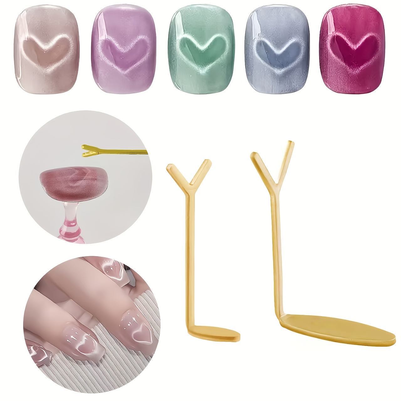 8pcs Dxebig Cat Eye Nail Art Tool for Professional Use