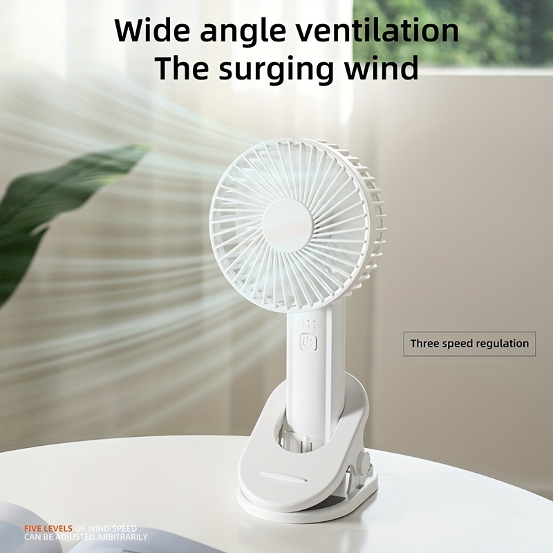 Ventilador Soporte Triangular Ventilador Mano 3 Engranajes - Temu