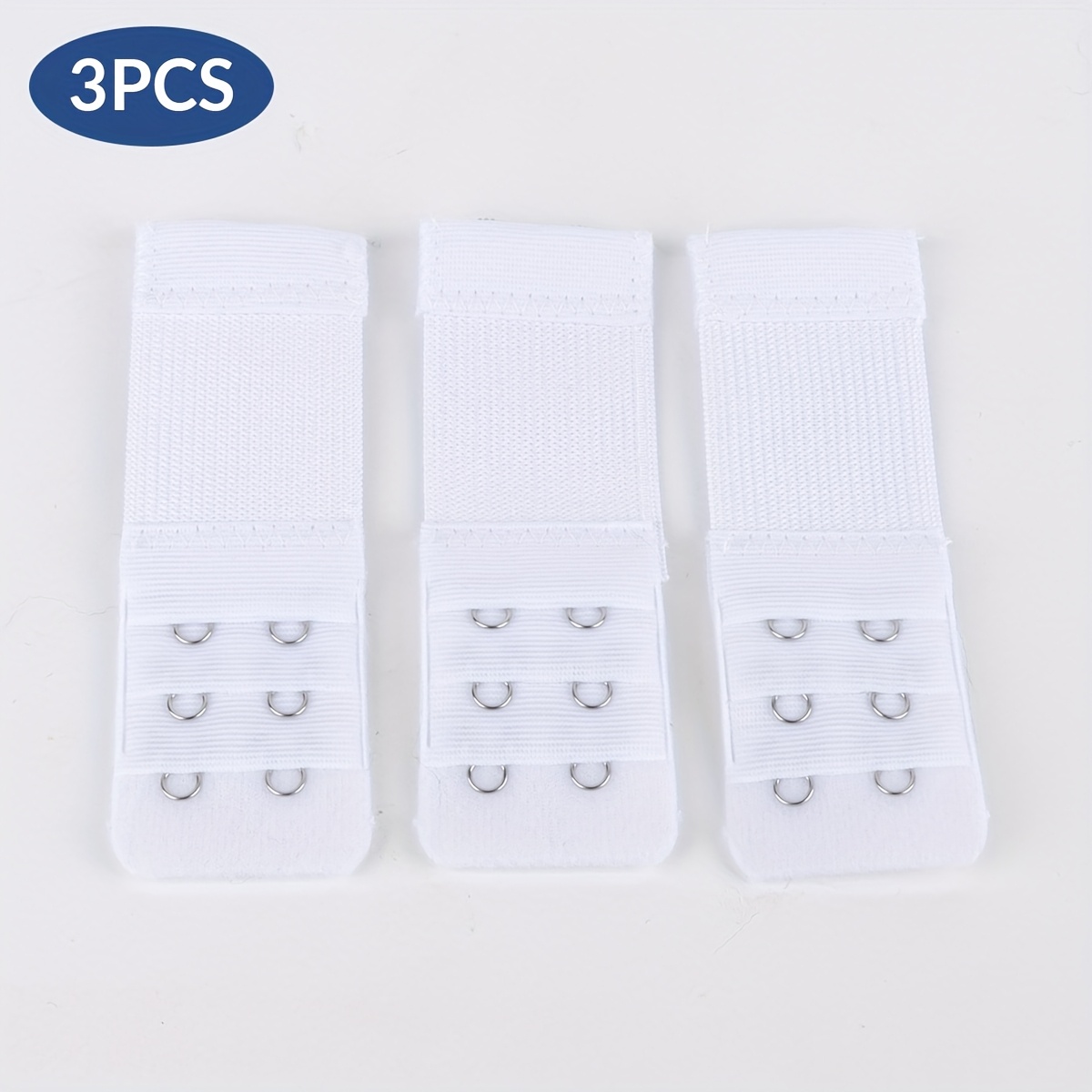 3pcs Women's Bra Extenders With , Elastic Adjustable Bra Strap Extenders, Soft Lingerie Accessories, Colors