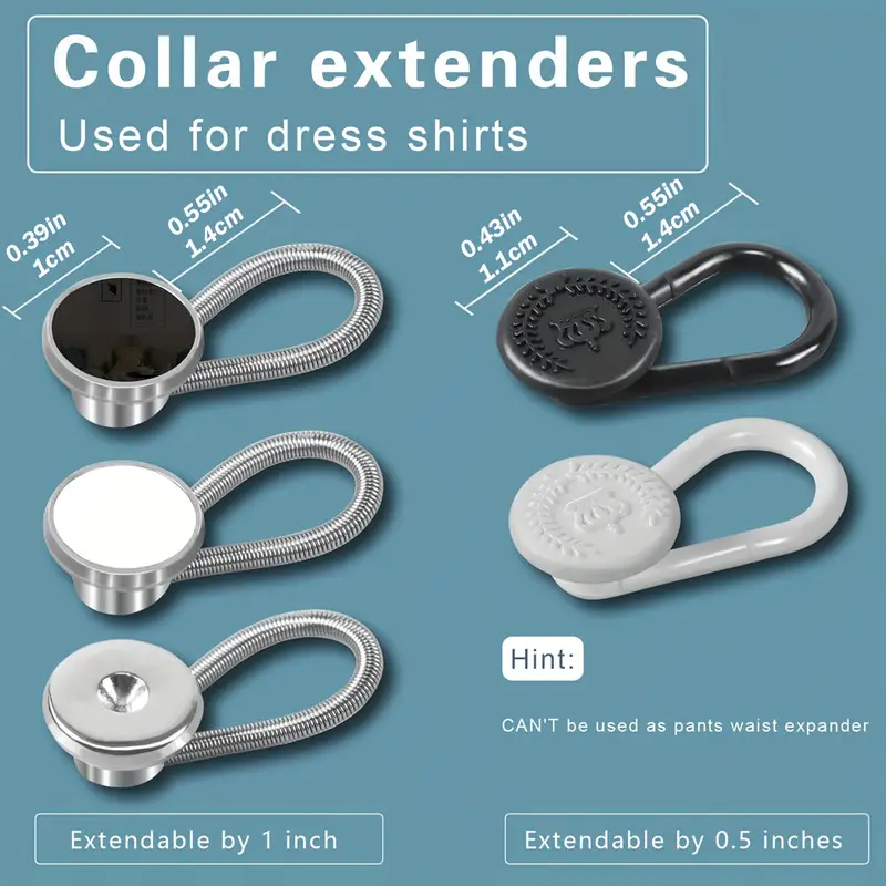 collar extenders for dress shirts Shirt Collar Extenders (2pcs, White) Make your shirt comfortable again