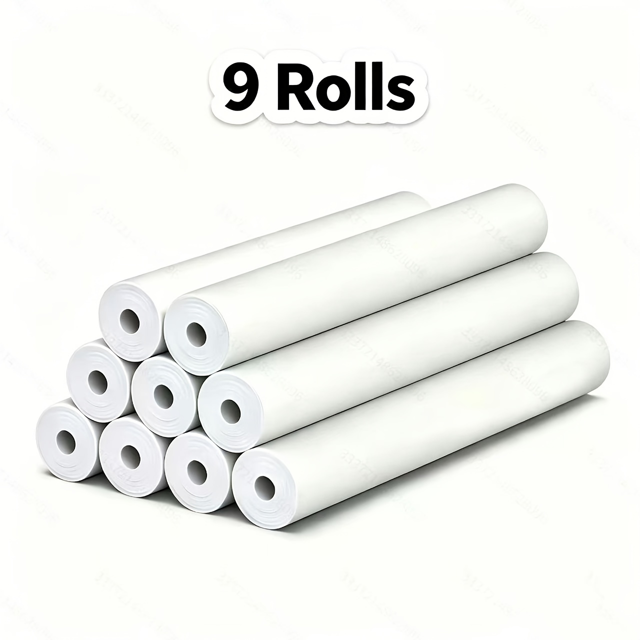 TEMU Confezione da 9 rotoli di carta termica A4 �� Senza , ad asciugatura rapida, per conservazione a termine, dimensioni 21,59x27,94 cm, adatta per