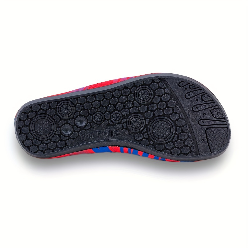 Spider Boy Beach Shoes Red Wading Shoes Lightweight Water Shoes Beach Swimming Girls Water Shoes Swimming Surfing Summer Youngsters's Cartoon Cute Three Spider Webs