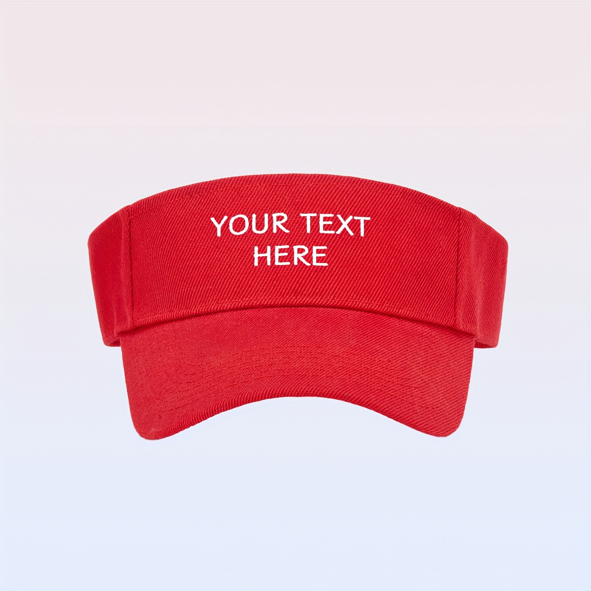 TEMU [customization] 1pc Printed Top Hat With Customizable Text, Suitable For Men And Women, Lightweight And Comfortable, Available In Multiple