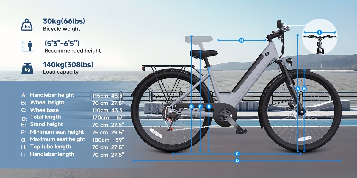 350w electric urban bicycle adult shopping e bike featuring a 48  4ah detachable battery step through design ideal for skirts pants or carrying bags the perfect commuter option   for   seniors and young adults Product details 11