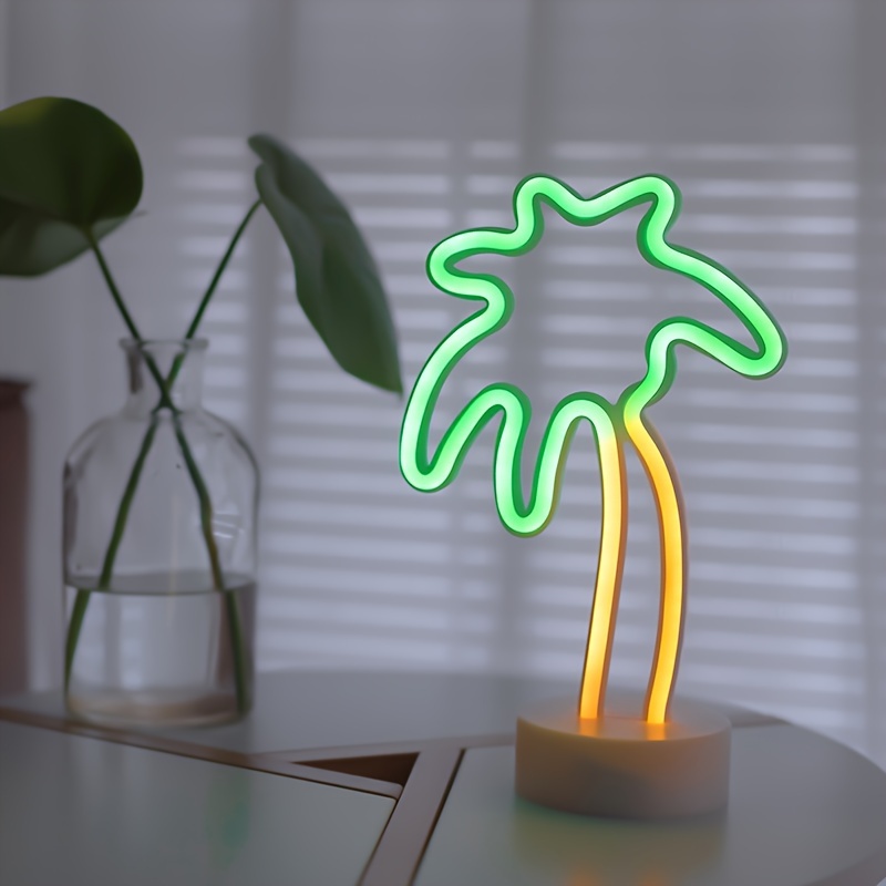 Palm tree deals neon light