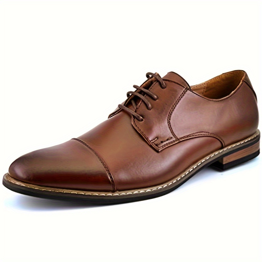* * *'s Prince * Formal Oxford Wingtip Lace Up Dress Shoes