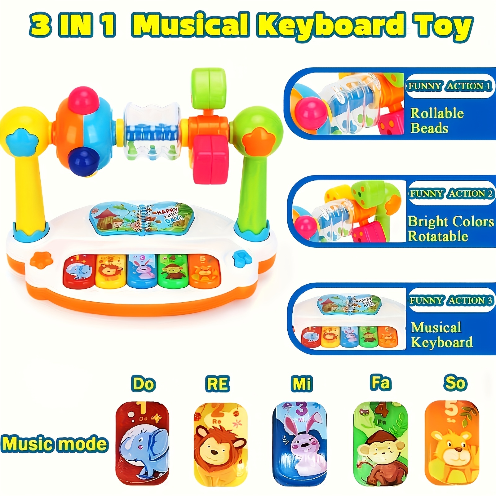 Interactief muziekpianotoetsenbord