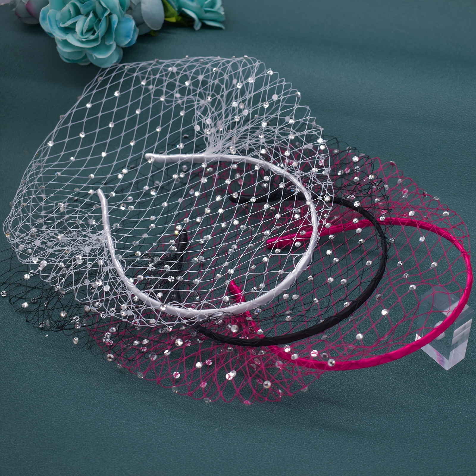 jm06 свадебная вуаль-решетка для птиц, блузгер, белая повязка на голову, вуаль для невесты, фата, черная маска, вуали, украшения для волос, детали для женщин 1