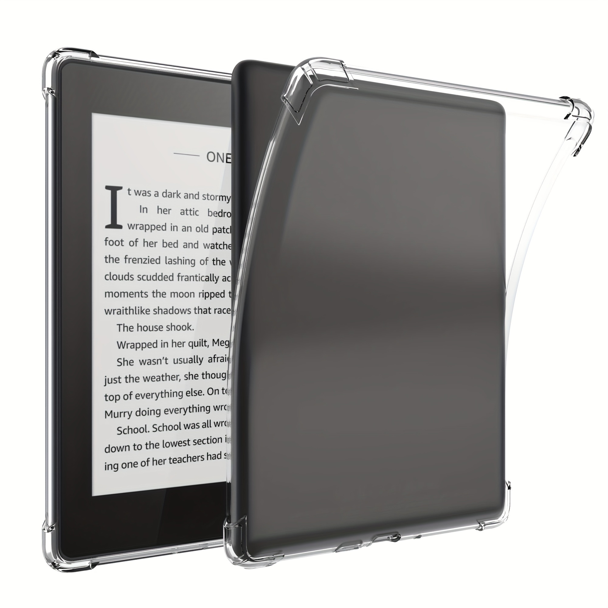 Case For Paperwhite (10th Generation, 2018) 6" Transparent Cover, Ultra-thin Protective Back Shell With Thick Corners For Paperwhite 4 (10th Gen) Pq94wif