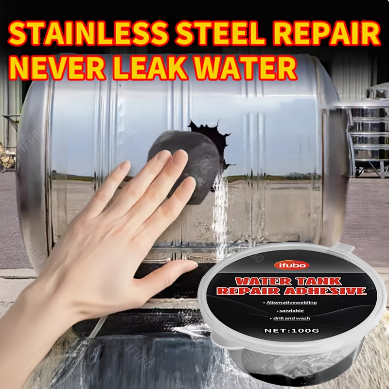 Water Tower Leakage - Special Adhesive for Sealing Leaks, Stainless Steel And Plastic Water Leak Repair Agent, Patching Paste for Grain Storage Bins with Holes. Prevents Small Animals from Stealing Food. Car Radiator Leak Sealant