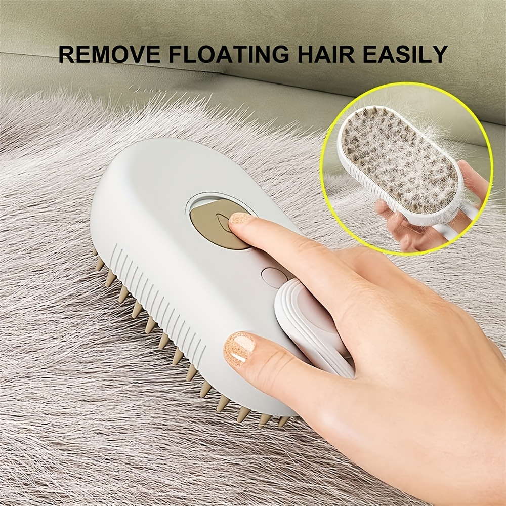 3-in-1 Self-Cleaning Pet Grooming Brush with Steam Spray for Cats Dogs Shedding Control (2026 New Model)