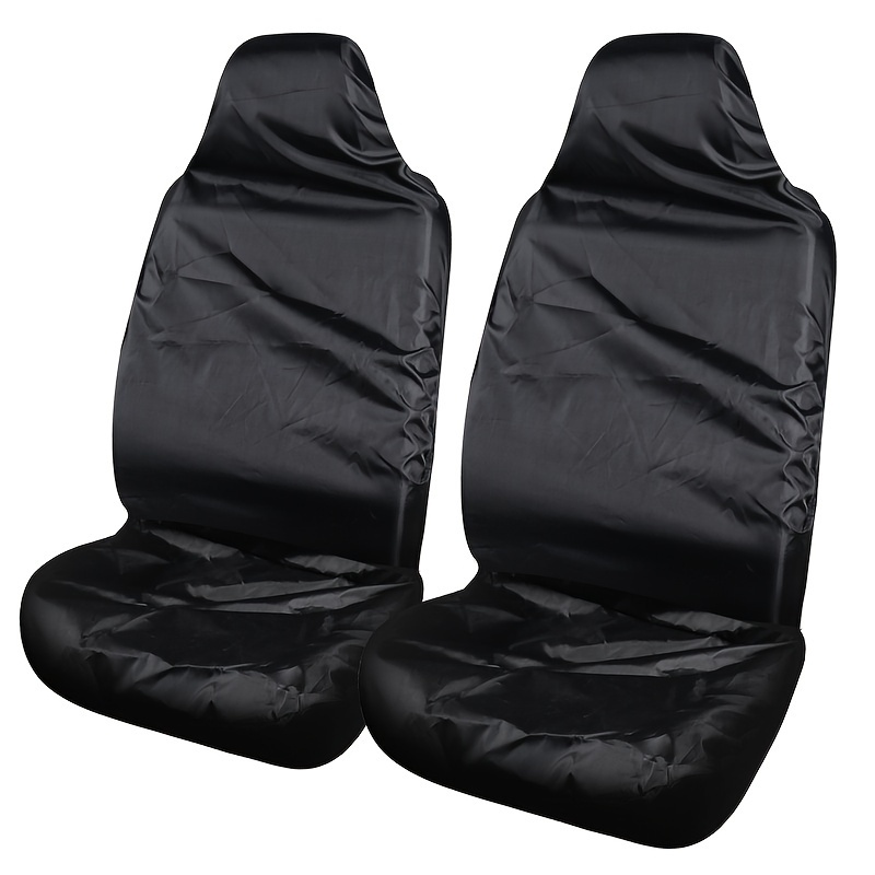 

Water-resistant Heavy Duty Car Seat Covers - Casual Style Breathable Polyester, Machine Washable, Non-slip And Dustproof Vehicle Seat Protectors For Multi-purpose Use, All-season, Fits 1/2/3/5 Seats