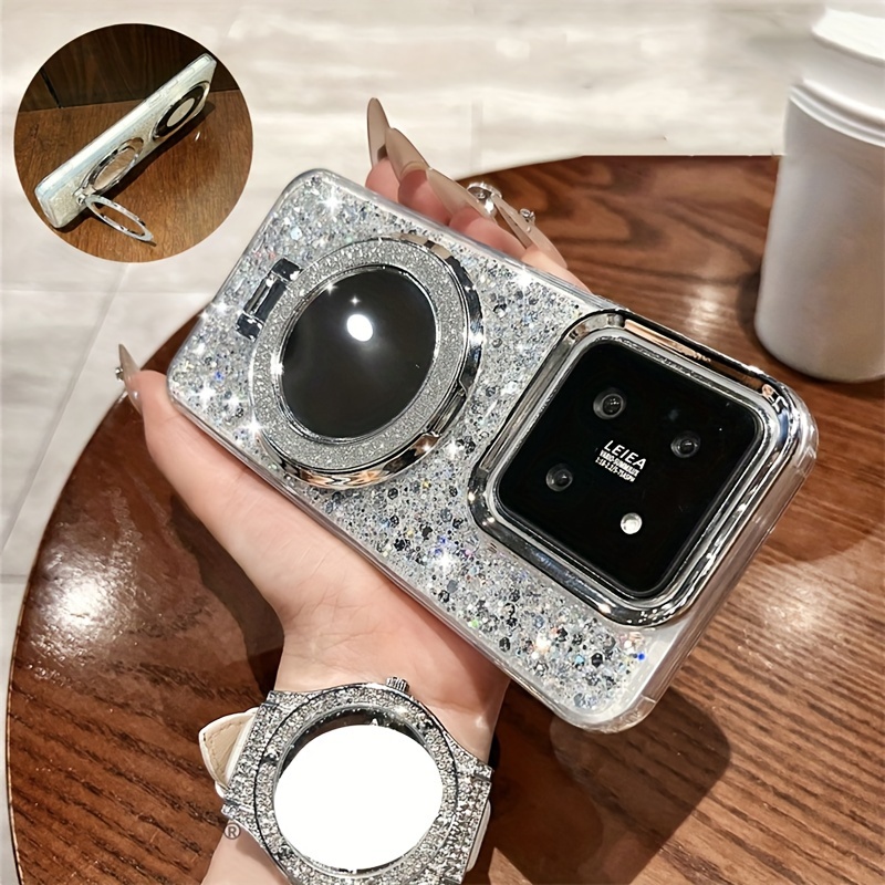 

Sequins Epoxy Phone For Xiaomi 12 13 14 For 12 Pro 13 Pro Shockproof