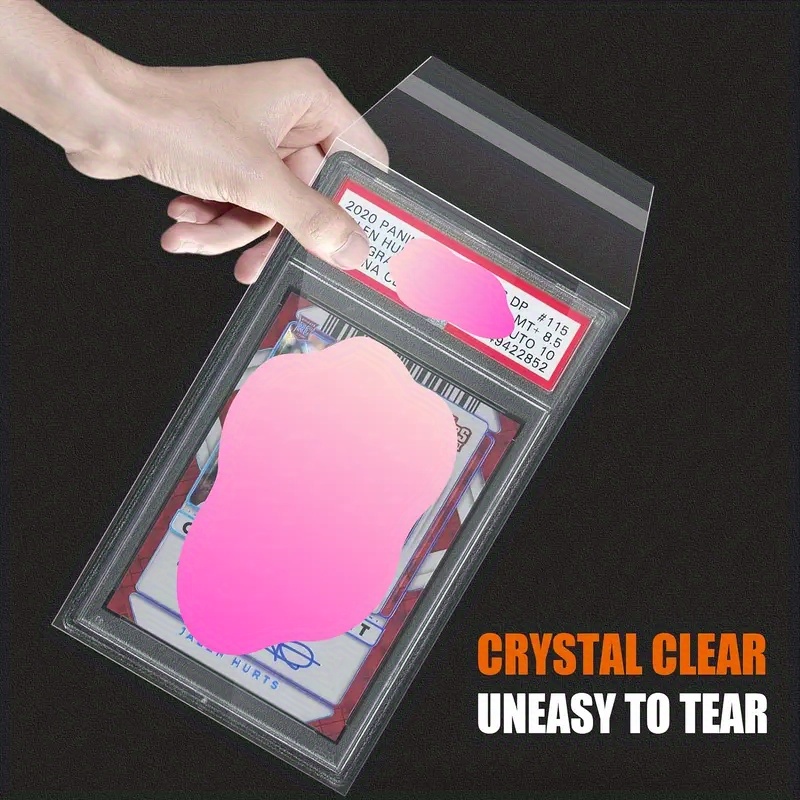 Top Loader Sleeves 100 Pack, Penny Sleeves for Top Loaders Trading Card Ultra Protection for Pro Collector (100Pack)