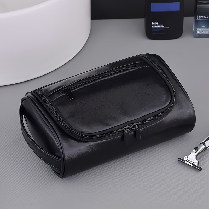 Image of 1pc Travel Portable Makeup Bag Small Business Commuter Men's Toilet Bag Waterproof Makeup Storage Bag