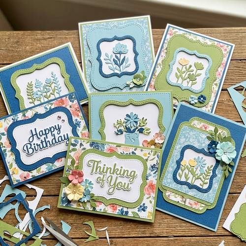 1pc nesting stitched basic frame cutting dies for card making mothers day collections projects embossing template stencils frame background die cuts graduation paper crafting pages label tags dies mold ing supplies