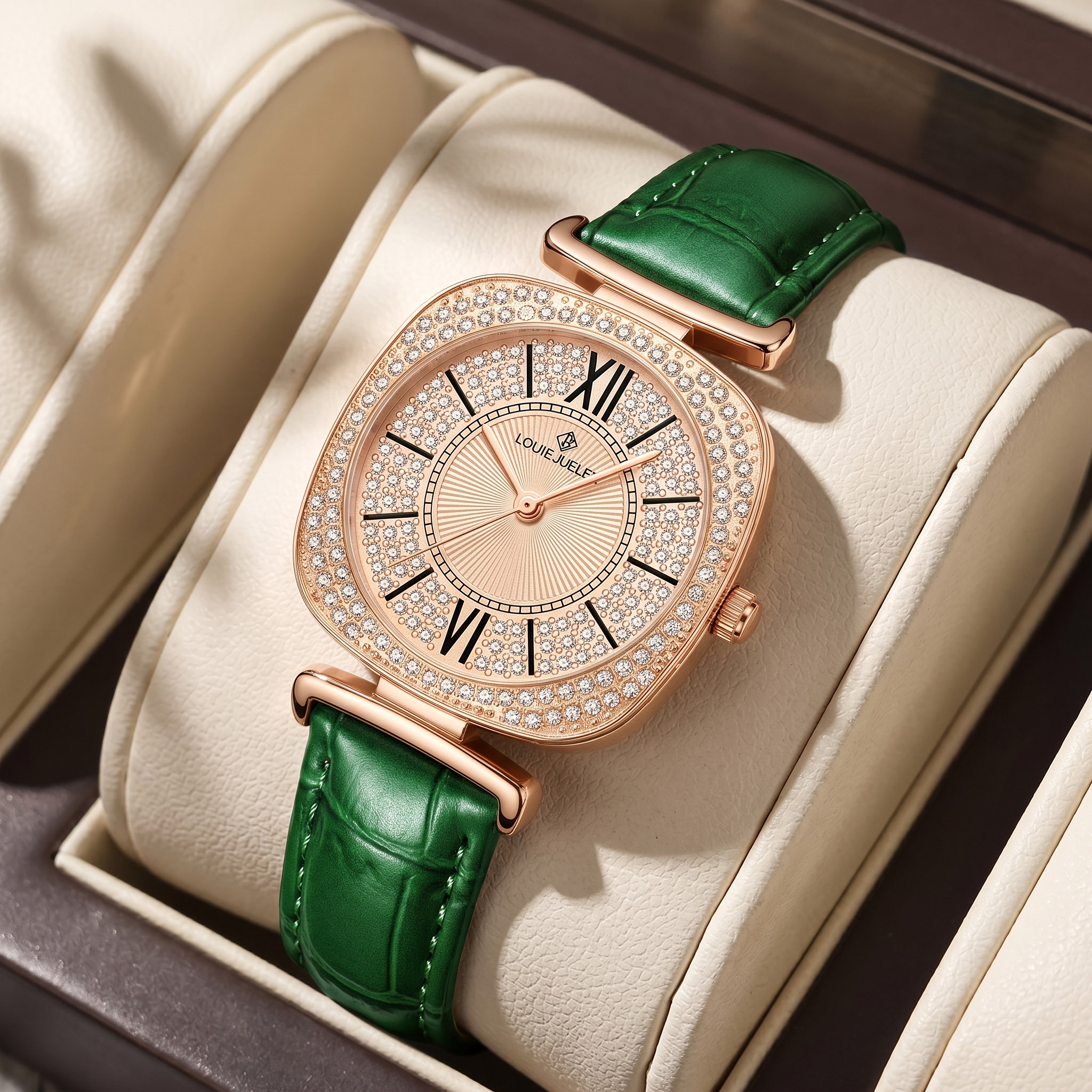 Image of Juelen Women's Literary Scale Casual Academy Style Mechanical Watch Elegant Temperament Gift For Girlfriend Mother