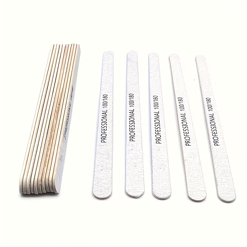 25pcs Professional Nail Tools, Double-Sided Sanding Strips