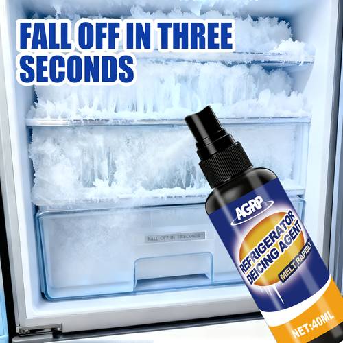 multi functional removal spray suitable for home rv refrigerator defroster quick de liquid for winter driving safety container for emergency defroster spray rv maintenance cooling system protection