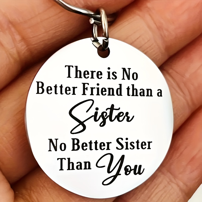 

Sister - Steel Keychain | , Christmas For &