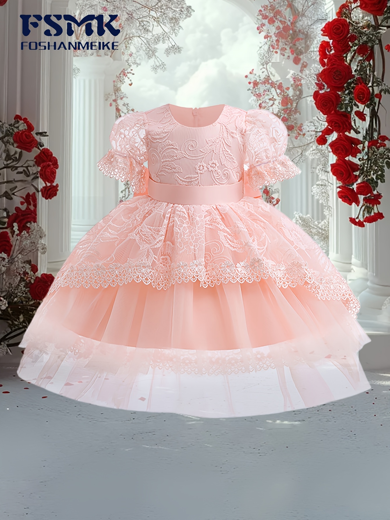 new dress lace tulle featuring a hem - Temu Mauritius