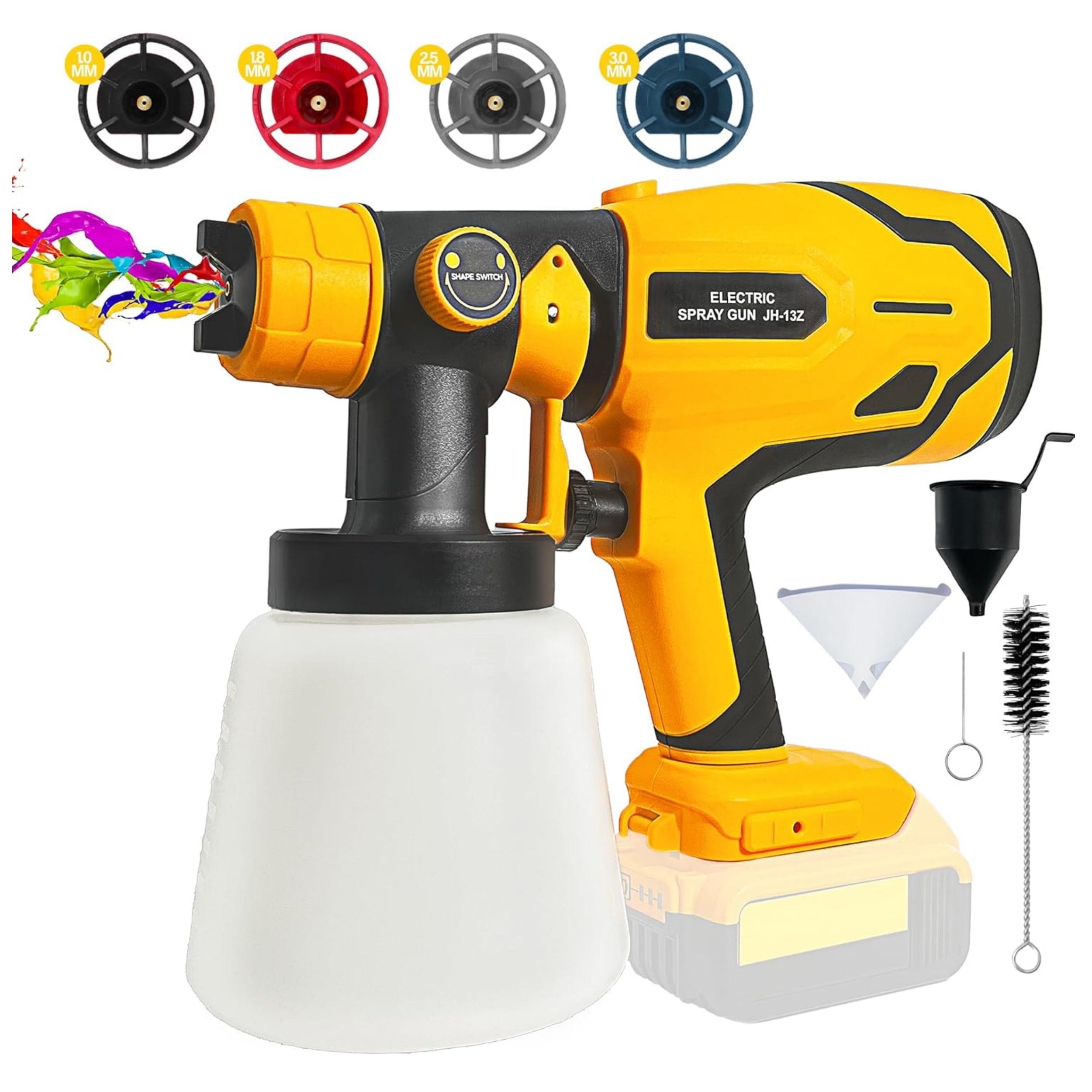 

Paint Sprayer For Dewalt 20v (no Battery Included), Hvlp Spray Paint With Motor And Copper Nozzle, Cordless Paint Sprayer For Home Interior And Exterior, House Painting (tool Only)