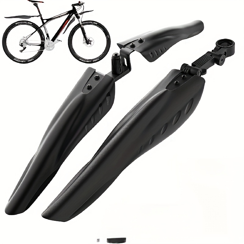 Guardabarros Para Bicicleta De Montaña O Carretera - Juego Delantero Y Trasero Con Tiras Reflectantes